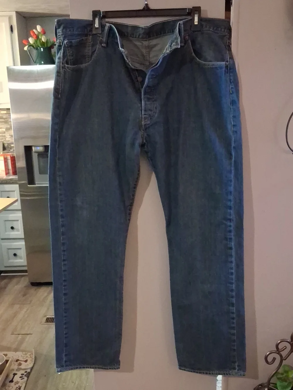 Classic Men's Blue Denim Jeans